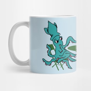 A Game Between Two Squids Mug